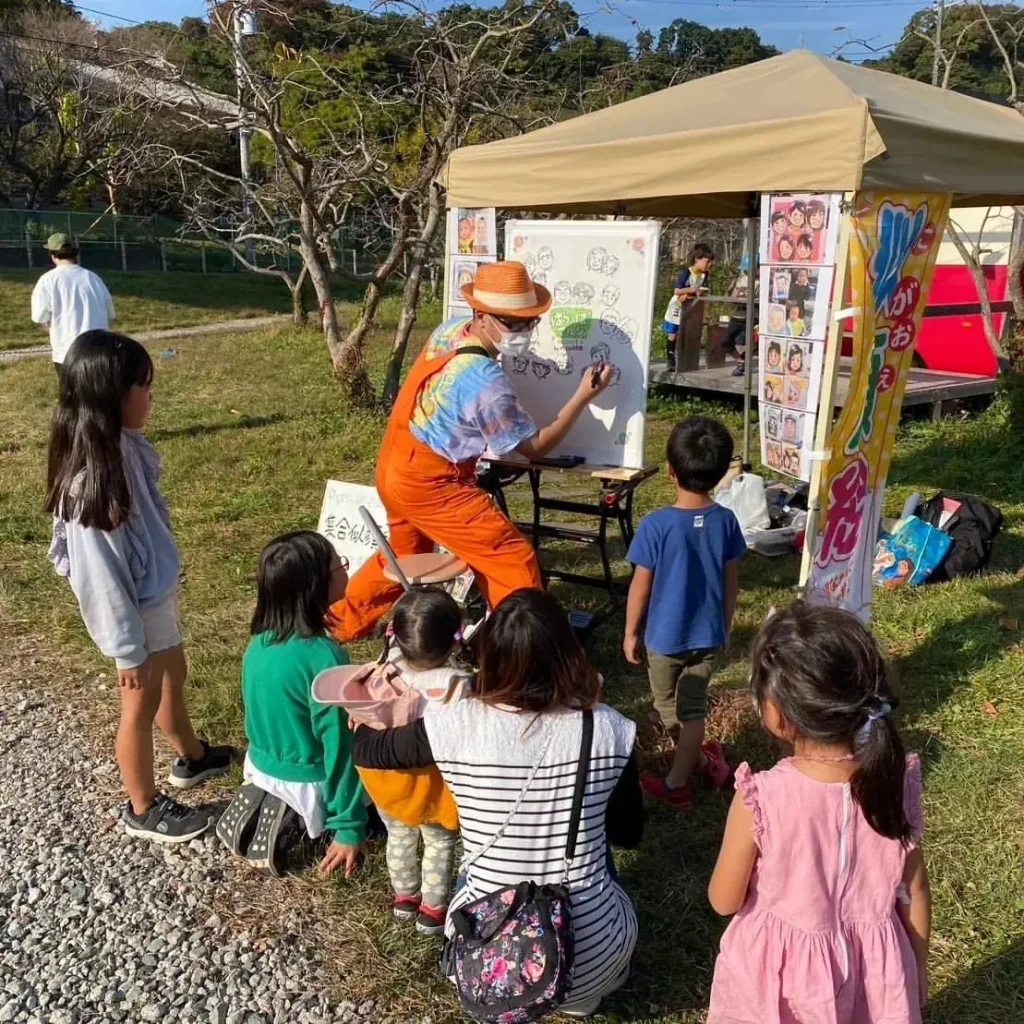 鹿児島県薩摩川内市で似顔絵